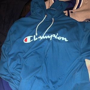 Champion blue hoodie